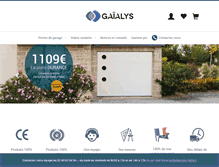 Tablet Screenshot of gaialys.com